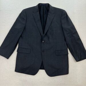 JOSEPH ABBOUD for NORDSTROM Dark Grey 100% Wool 2 Button Suit Jacket Size 46R